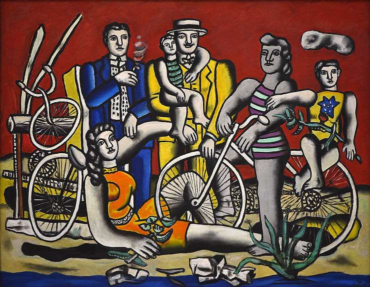 Fernand Legér, 'Les Deux Bicyclettes', 1944