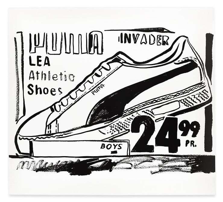 Andy Warhol, 'Puma Invader (Positive)', 1986