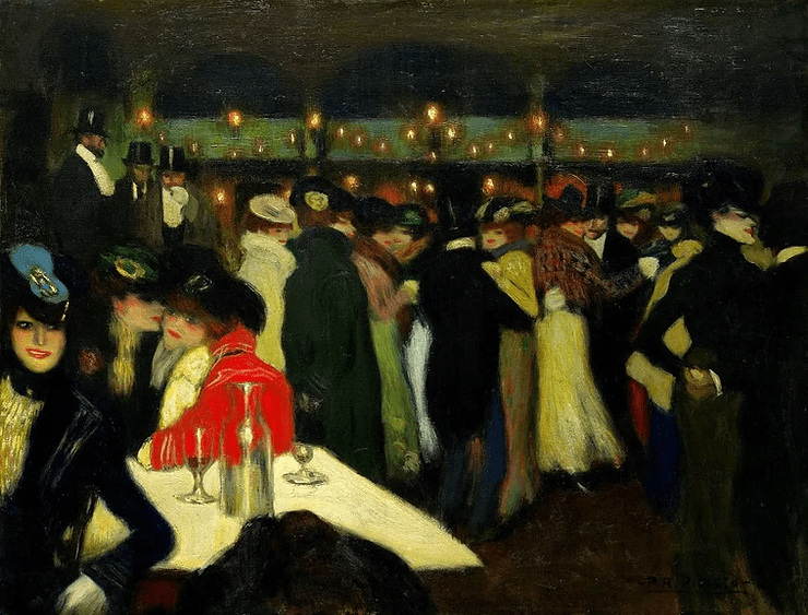 ‘Le Moulin de la Galette’, Pablo Picasso, Paris, 1900 Courtesy: Guggenheim