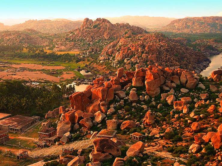 View from Matanga Hill, Hampi Ruins, Image credits: Sunil Shinde Flickr